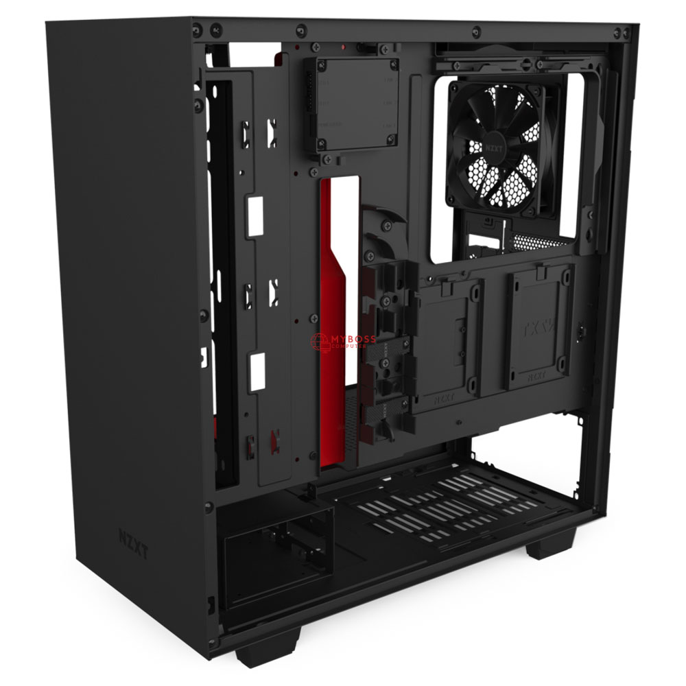 Vỏ Case NZXT H510i Matte Black- Đỏ Đen 