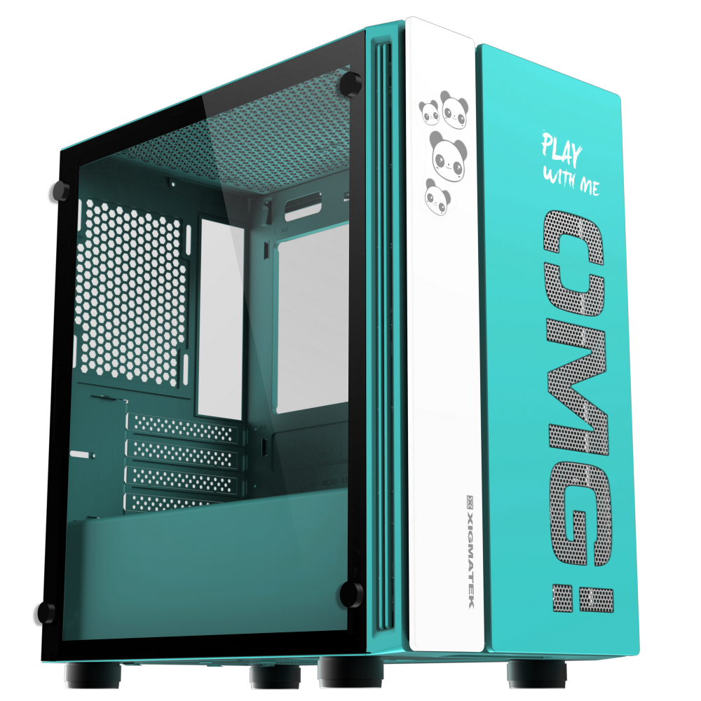 Vỏ Case XIGMATEK OMG AQUA (EN45808) M-ATX - XANH