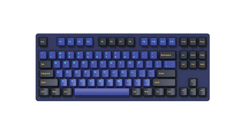 Bàn phím cơ Akko 3087 v2 DS Horizon (Akko Blue Orange Pink swt)