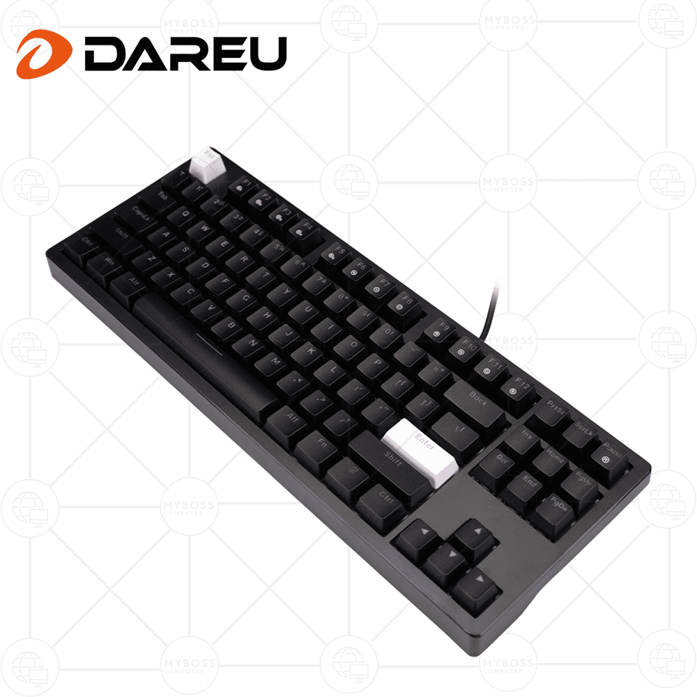 Bàn Phím Cơ DareU EK87 V2 Black LED Rainbow - Brown Switch