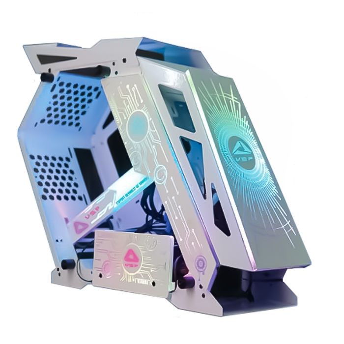 Vỏ Case VSP E-ROG ES1 White Gaming - No fan