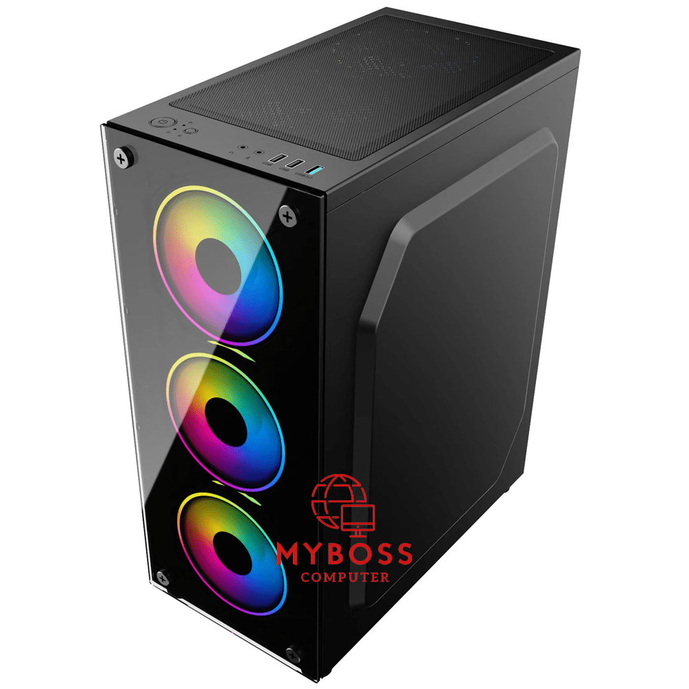 Vỏ Case Powerful Gaming X339 - 3 Fan LED RGB