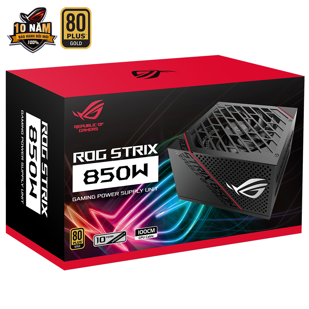 Nguồn Asus ROG Thor 850W Platinum - RGB 850W 80 Plus Platinum Full Modular