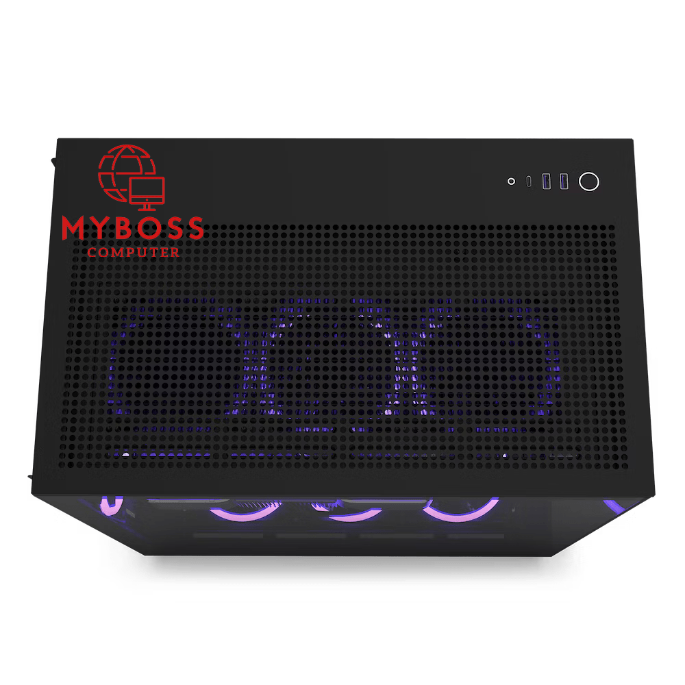 Vỏ Case NZXT H9 Flow - Black/ Được Lắp Sẵn 4 Fan Ko Led
