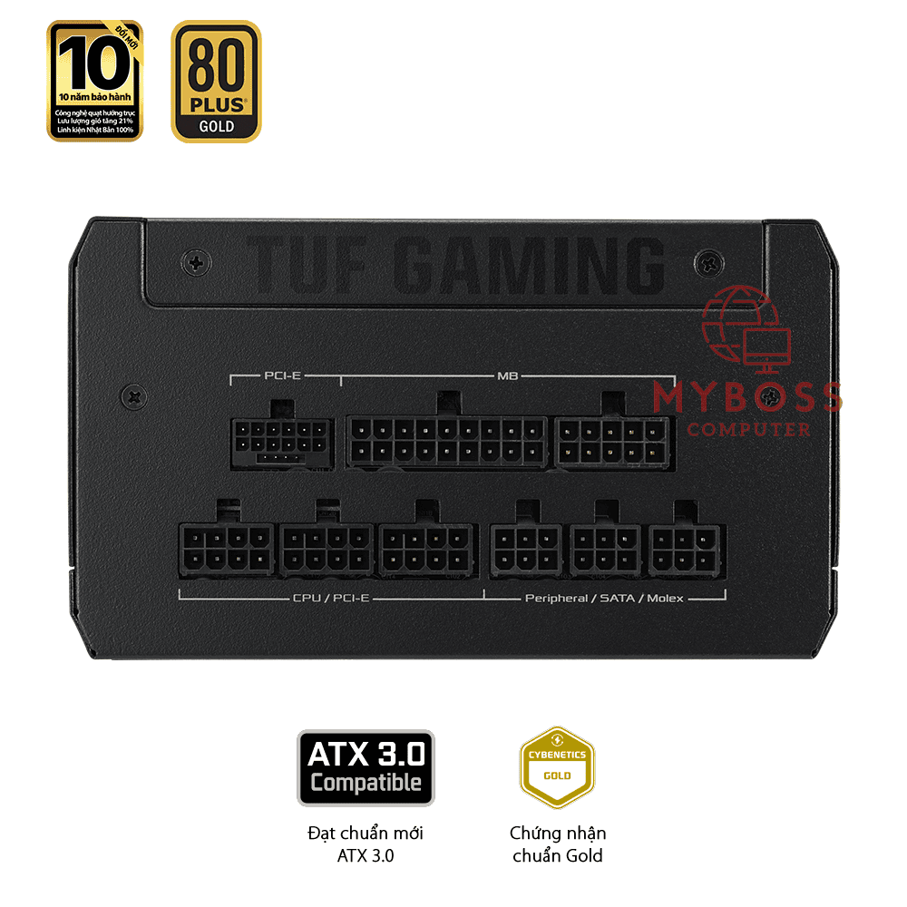 Nguồn ASUS TUF GAMING 850W - 80 Plus Gold (PCI Gen 5.0 - Full Modular)