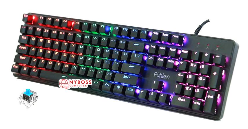 Bàn phím cơ Fuhlen G900L Black/ Blue switch