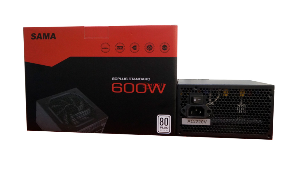 Nguồn máy tính SAMA GTX-600W - 80 Plus
