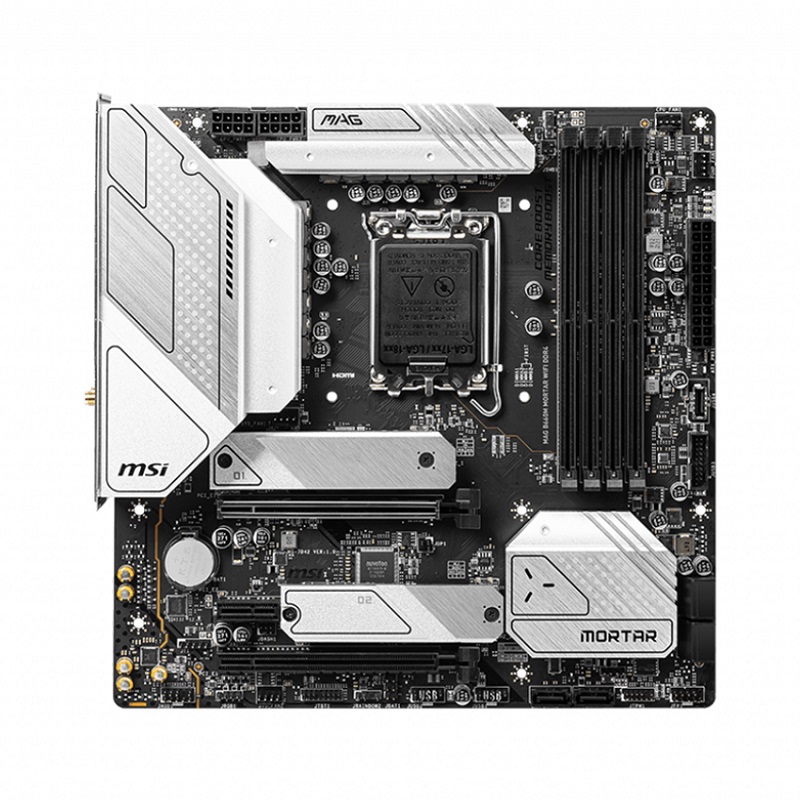 Mainboard MSI MAG B660M MORTAR WIFI DDR4 (Intel B660, Socket 1700, m-ATX, 4 khe RAM DDR4)