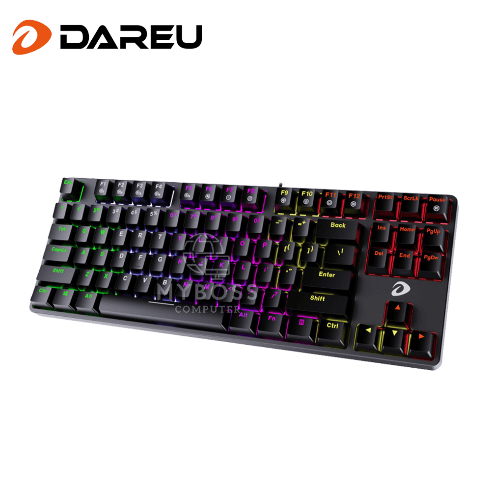 Bàn Phím Cơ DareU EK87 Black MULTI-LED - Blue Switch