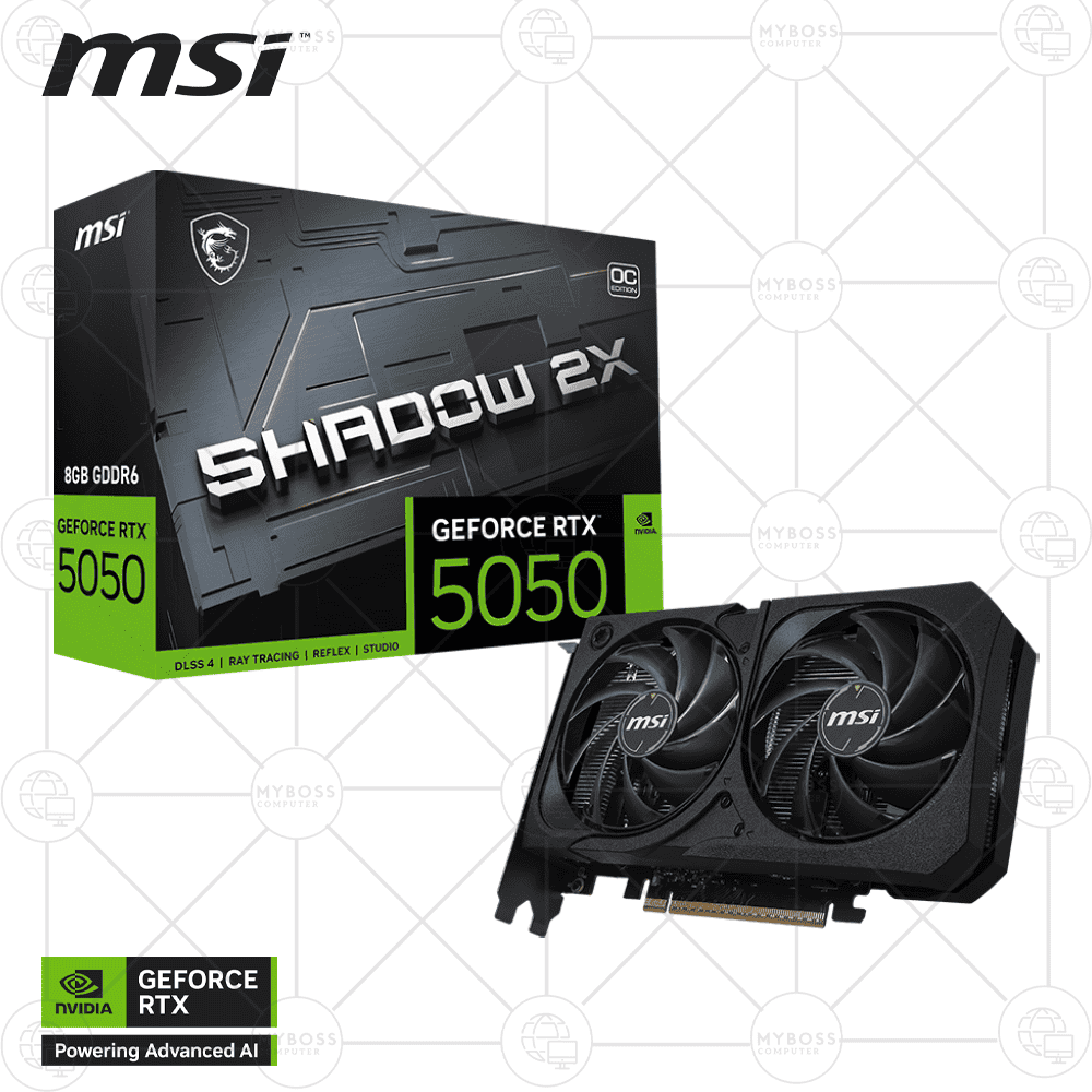 VGA MSI RTX 5050 8G SHADOW 2X OC