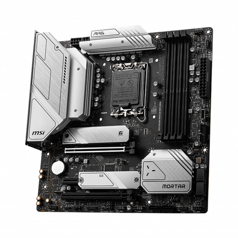 Mainboard MSI MAG B660M MORTAR WIFI DDR4 (Intel B660, Socket 1700, m-ATX, 4 khe RAM DDR4)