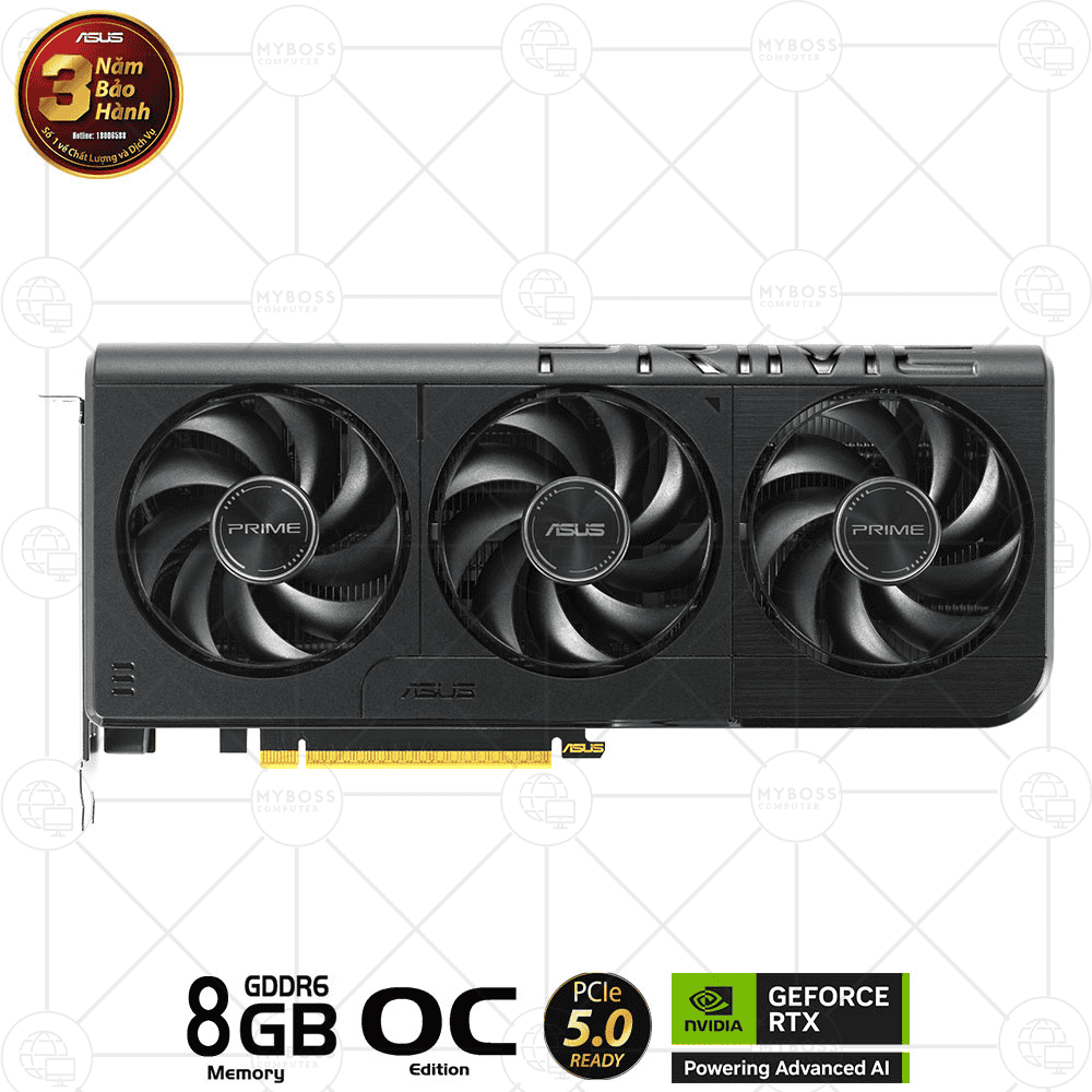 VGA ASUS PRIME RTX 5050 8GB GDDR6 OC Edition
