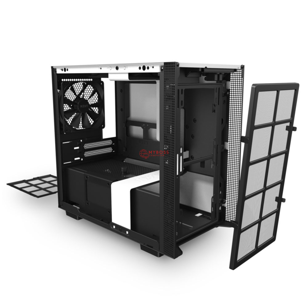 Vỏ Case NZXT H210 Mate White Trắng Đen 