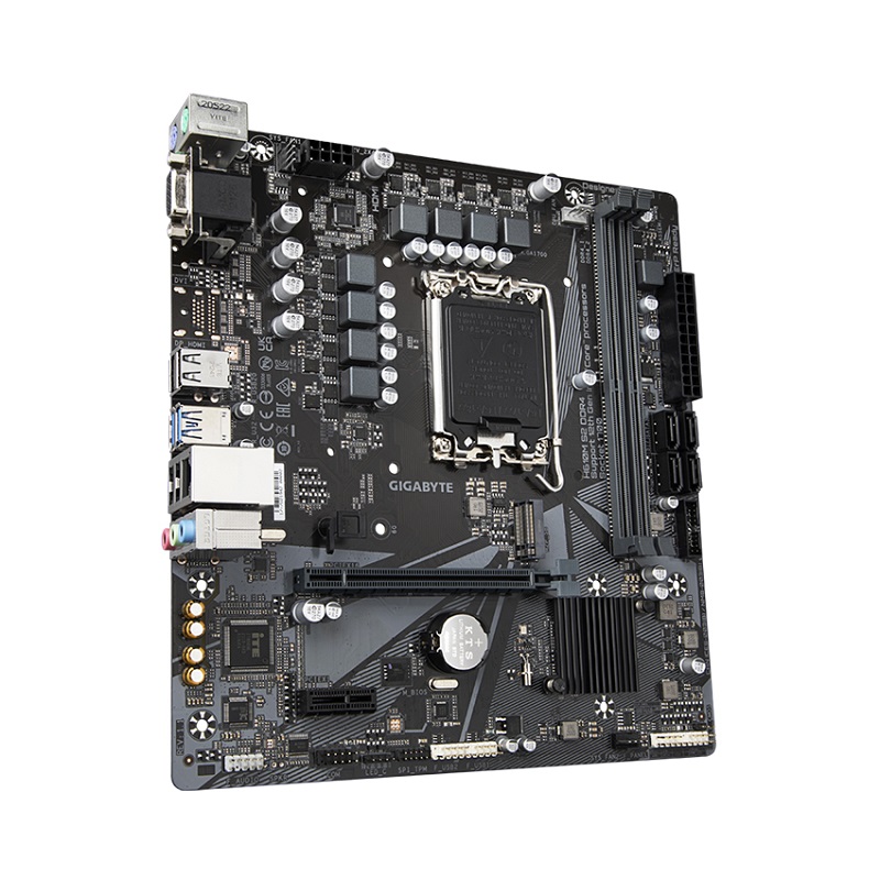 Mainboard Gigabyte H610M S2 DDR4 (Intel H610, Socket 1700, m-ATX, 2 khe RAM DDR4)