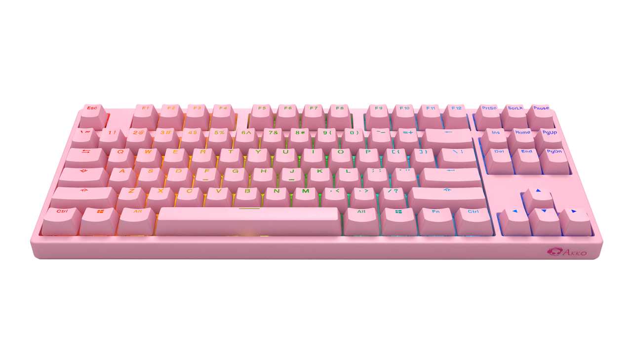 Bàn phím cơ Akko 3087S RGB - Pink (AKKO Pink SW)