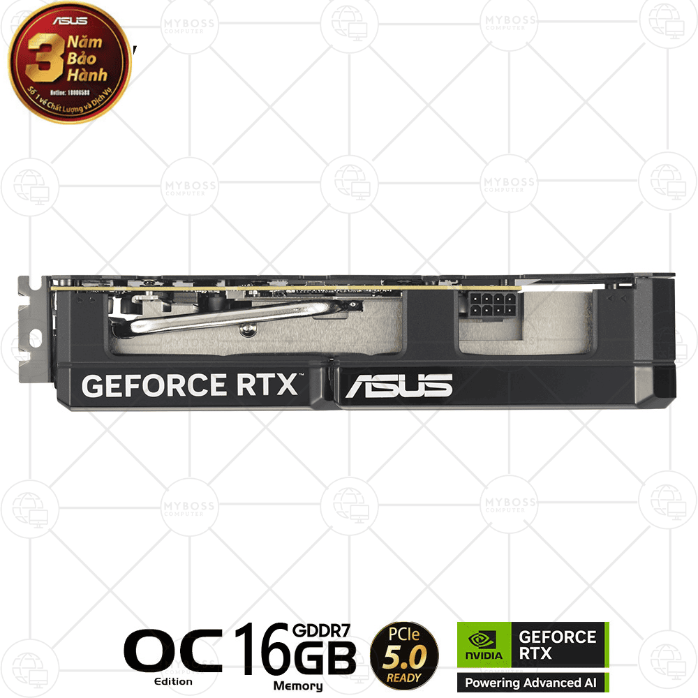 VGA ASUS DUAL RTX 5060 Ti 16GB GDDR7 OC Edition