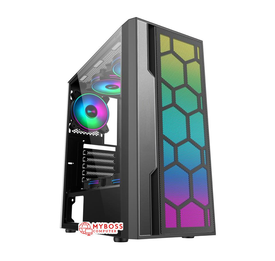 Vỏ Case Sama 2688/ Full ATX/ Tặng 3 fan led RGB