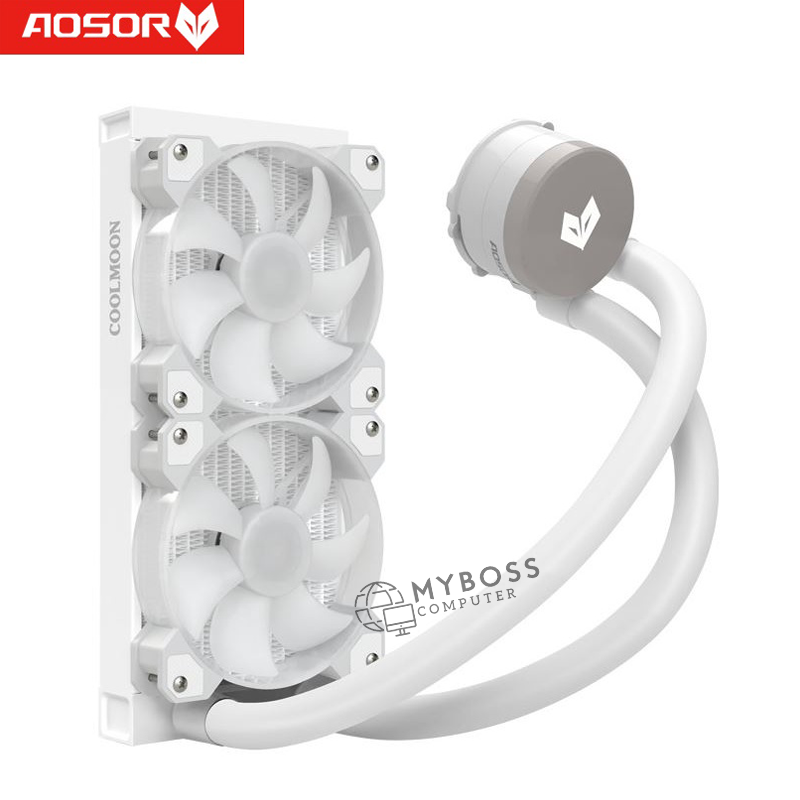Tản nhiệt nước AIO Coolmoon Aosor AS240 ARGB - White