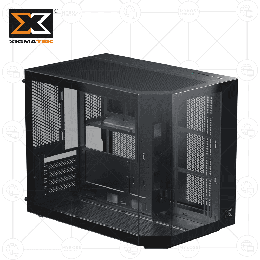 Vỏ Case XIGMATEK CUBI M - Black (Tặng 3 Fan RGB)