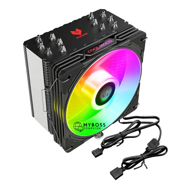 Tản nhiệt CPU Coolmoon Aosor AS600 - Black
