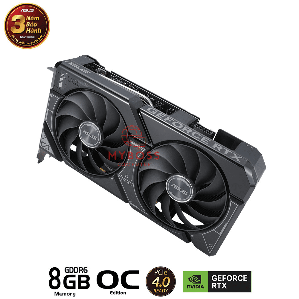 VGA ASUS DUAL RTX 4060 OC Edition 8GB GDDR6