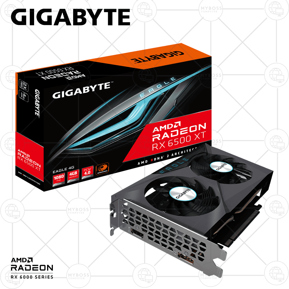 VGA GIGABYTE Radeon RX 6500 XT EAGLE 4G