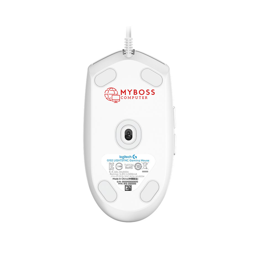 Chuột Logitech G102 Gen2 LIGHTSYNC RGB - White