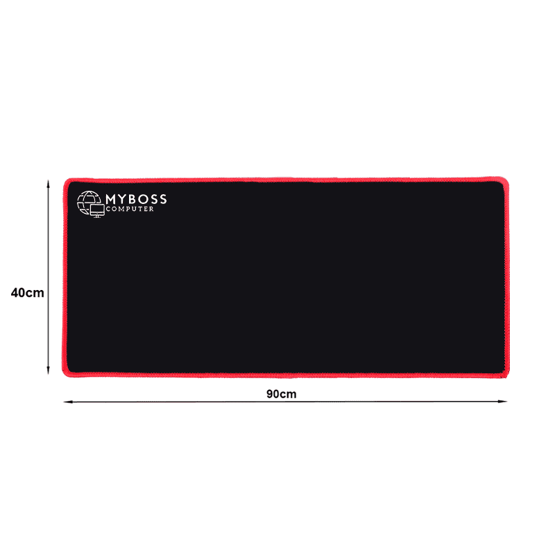 Bàn Di Chuột Màu Đen Viền Đỏ KT 900 x 400 x 3mm
