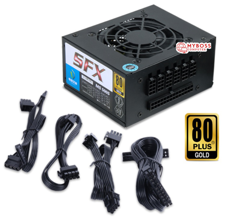 Nguồn SFX MS 500S Full Modular (80 Plus Gold SFX/Màu Đen)