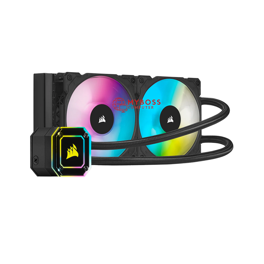 Tản nhiệt nước AIO Corsair H100i ELITE CAPELLIX RGB - Black