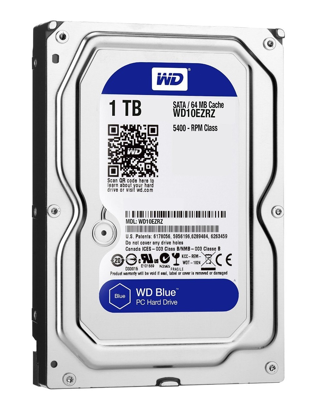 HDD Western Caviar Blue 1TB 7200Rpm, SATA3 6Gb/s, 64MB Cache
