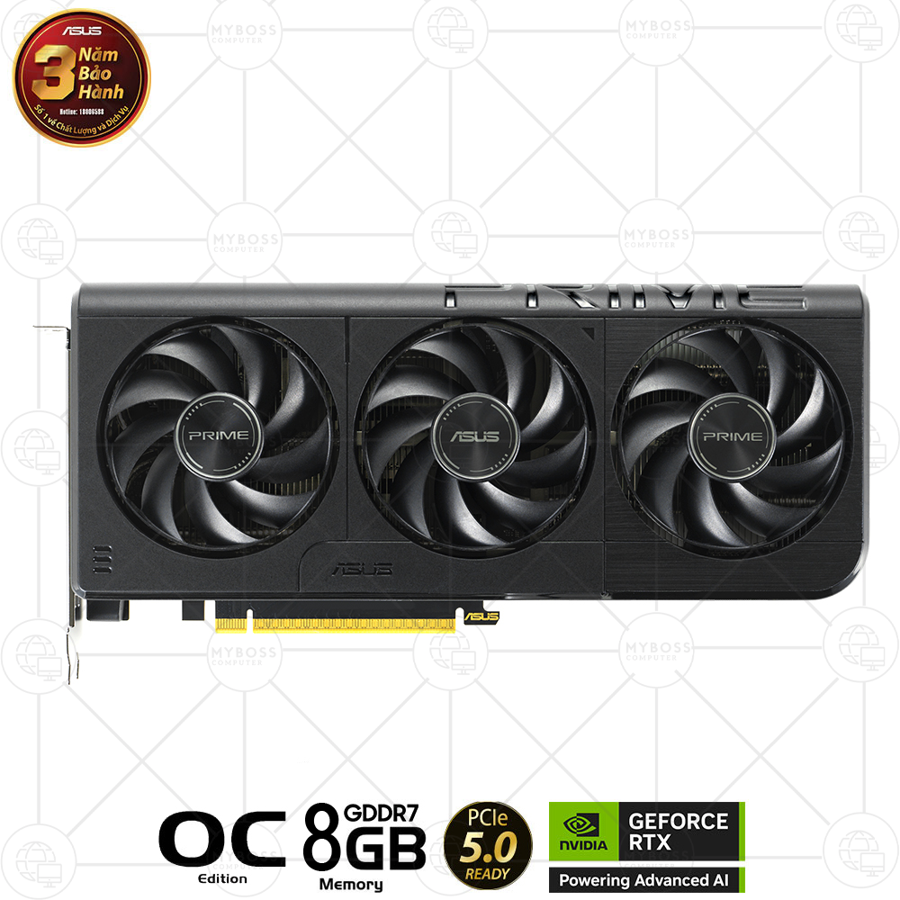 VGA ASUS PRIME RTX 5060 Ti 8GB GDDR7 OC Edition