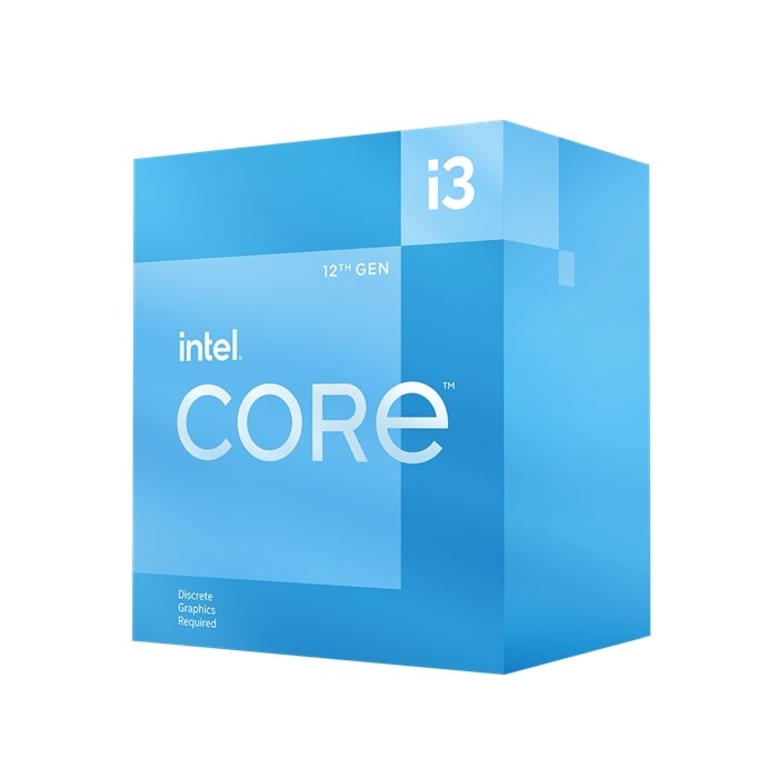 CPU Intel Core i3-12100F (Up to 4.3GHz, 12MB Cache, 4 Nhân 8 Luồng, 58W, Socket 1700)