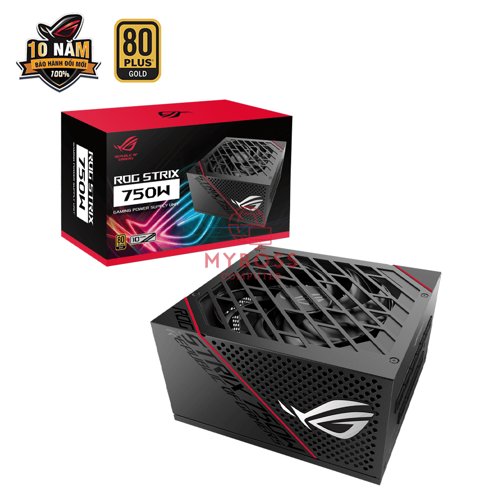 Nguồn Asus ROG Strix 750W Gold - 750W (80 Plus Gold)/ Full Modular