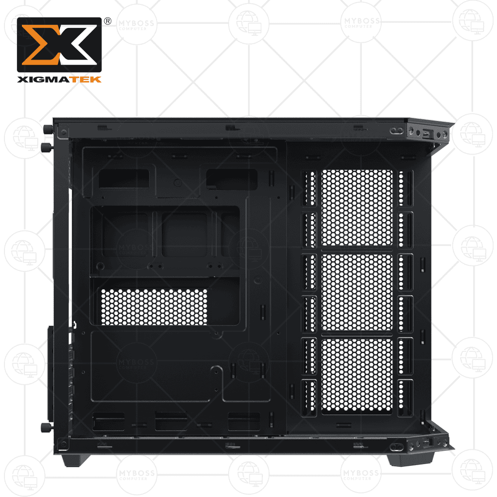 Vỏ Case XIGMATEK CUBI M - Black (Tặng 3 Fan ARGB/ Chỉnh Led Qua Phần Mềm)