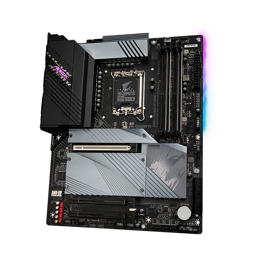 Mainboard Gigabyte Z690 AORUS ELITE DDR4 (Intel Z690, Socket 1700, ATX, 4 khe Ram DDR4)