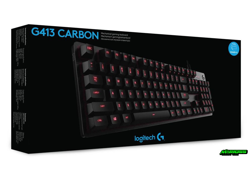 Keyboard Logitech G413 Carbon Mechanical Backlit Gaming
