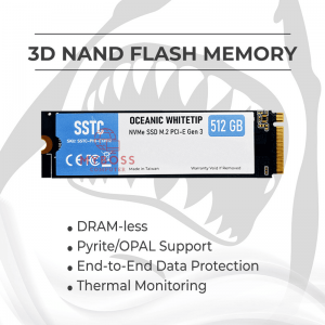 SSD SSTC Oceanic Whitetip E13 512GB M.2 NVMe PCI-e Gen 3x4