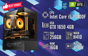 Bộ PC GAMING I5-10400F/ RAM 16GB/ SSD 256GB/ VGA GTX 1650 4GB