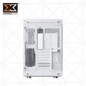 Vỏ Case XIGMATEK ALPHA CUBI ARTIC - White (Tặng 3 Fan RGB)