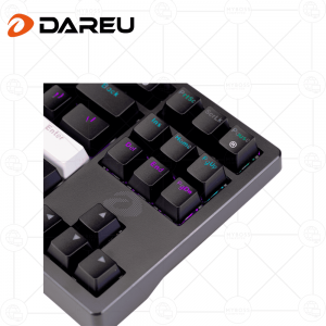 Bàn Phím Cơ DareU EK87 V2 Black LED Rainbow - Brown Switch