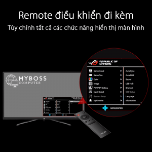 Màn hình ASUS ROG Strix XG438Q 43in/ 4K/ VA/ 120Hz/ FreeSync2/ HDR 600/ Aura Sync