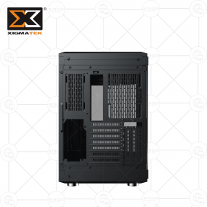 Vỏ Case XIGMATEK ALPHA CUBI - Black (Tặng 3 Fan RGB)