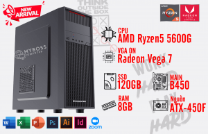 BỘ PC OFFICE AMD 5600G - Ram 8G - SSD 120G - VGA On Radeon 7