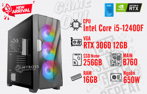 Bộ PC WANDA I5-12400F/ Ram 16G/ SSD Nvme 256G/ VGA RTX 3060 12GB