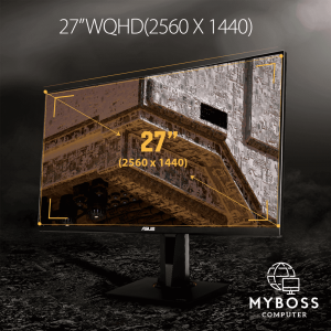 Màn hình ASUS TUF Gaming VG27AQ 27in/ 2K WQHD/ IPS/ 165Hz/ 1ms MPRT/ G-SYNC/ HDR10/ Có Loa