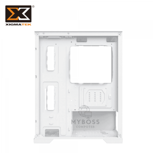 Vỏ Case XIGMATEK ENDORPHIN M ARTIC - White (Tặng 3 Fan ARGB/ Chỉnh Led Qua Phần Mềm)