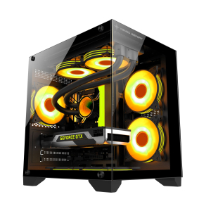 Vỏ máy tính KENOO ESPORT MCK200 M-ATX/ Black/ No fan