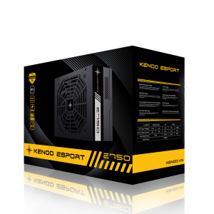 Nguồn máy tính KENOO ESPORT E750 -750W/ Standard/ Active PFC- Màu Đen