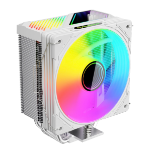 Tản nhiệt khí CPU CoolMoon GT600 ARGB - White (Hiển Thị Nhiệt Độ/ 6 Lõi Tản Siêu Mát) Tản nhiệt khí CPU CoolMoon GT600 ARGB - White (Hiển Thị Nhiệt Độ/ 6 Lõi Tản Siêu Mát)